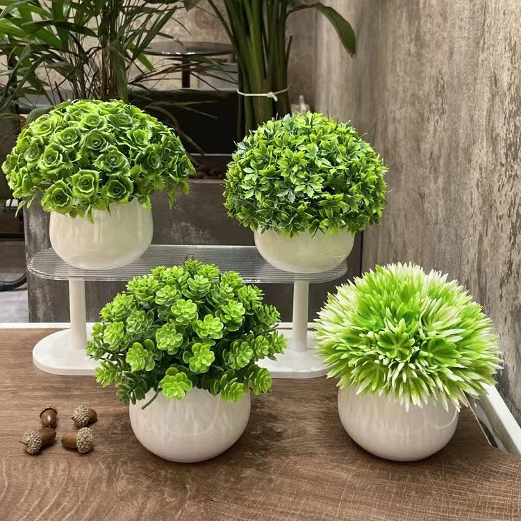 Mini Faux Boxwood Ball
