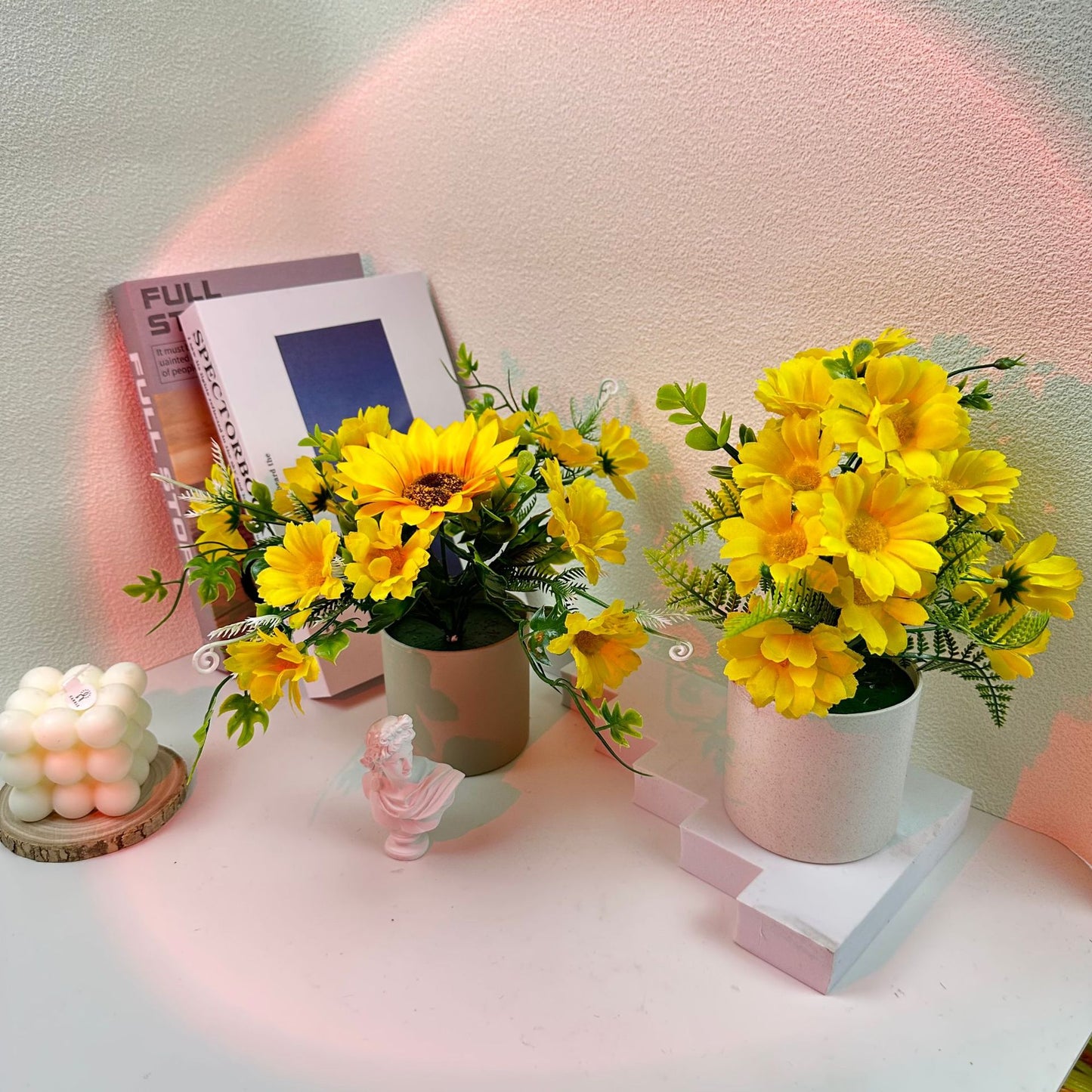 Mini Faux Daisies
