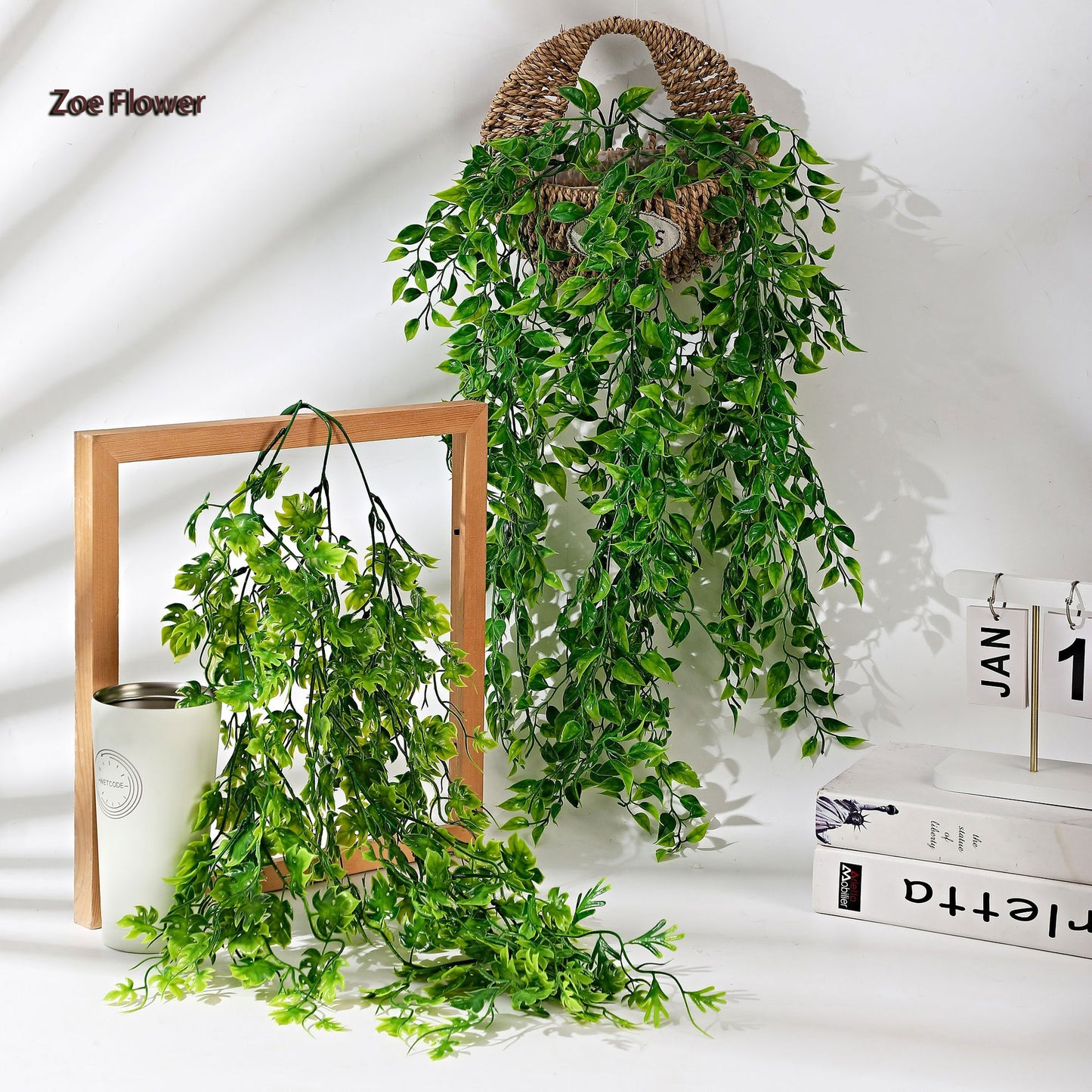 Faux Pine Needle Hanging Vine