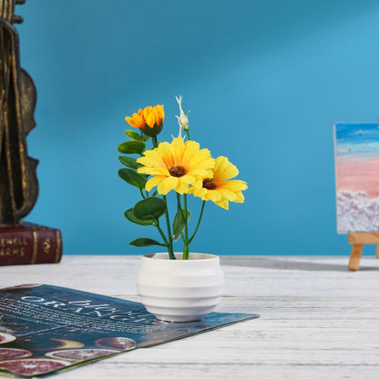 Mini Faux Gerbera Decor