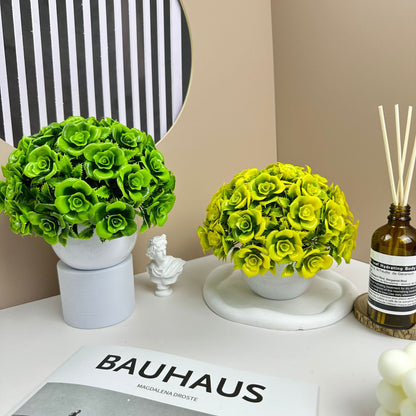 Mini Faux Rose Decor