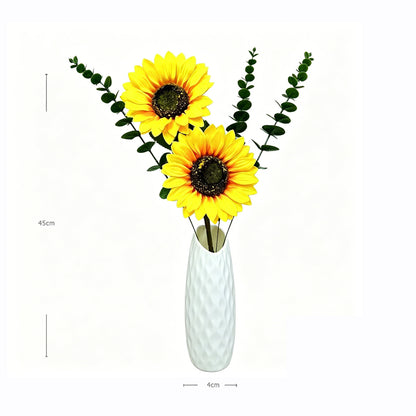 DIY Mini Faux Sunflower Decor