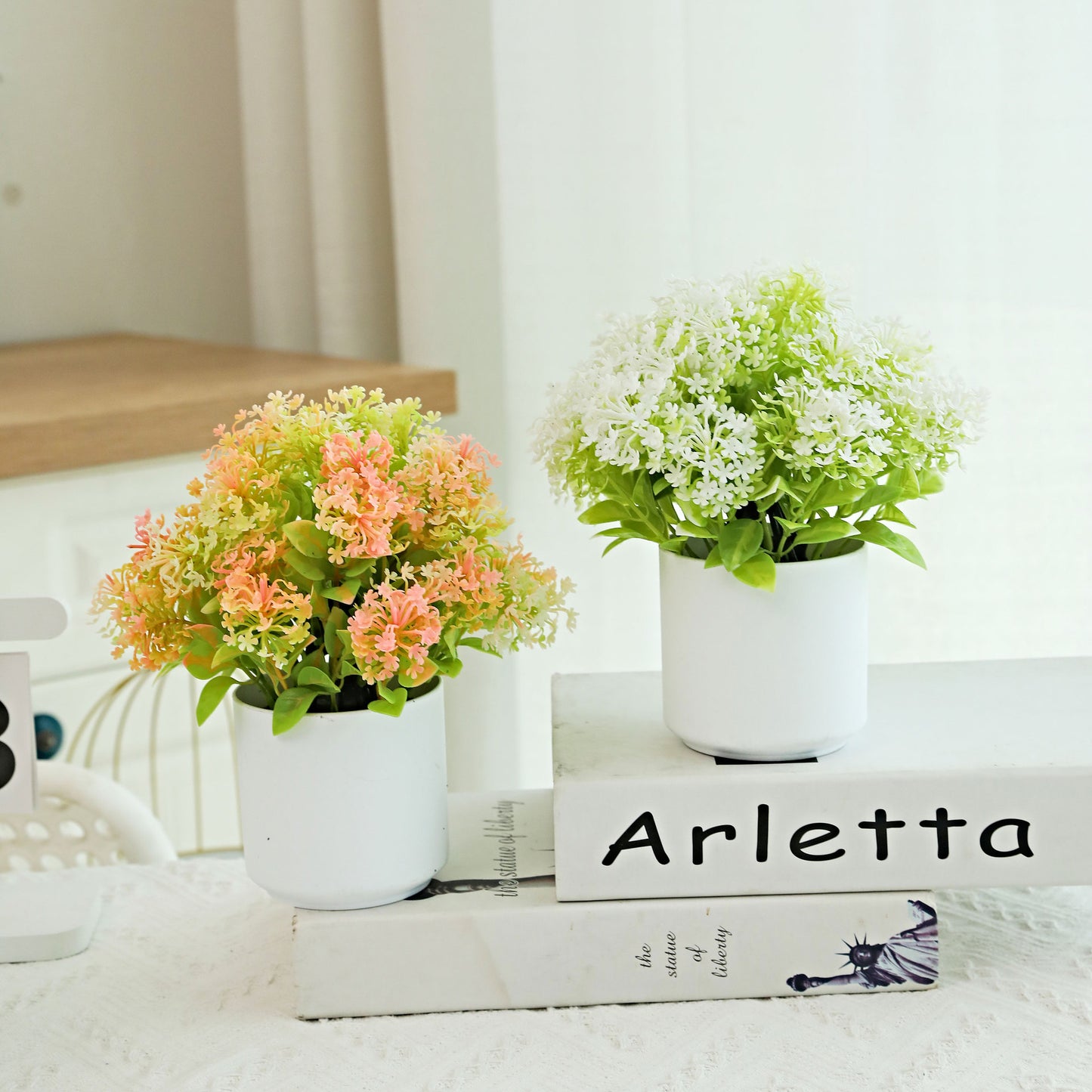 Mini Faux Lxora Flower