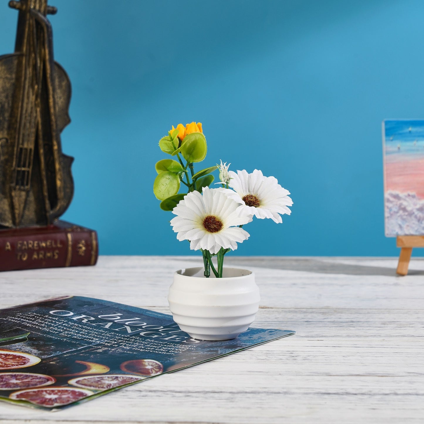 Mini Faux Gerbera Decor
