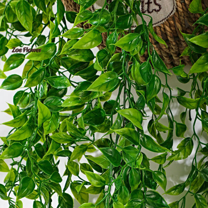 Faux Hanging Pothos Heart Leaf Vine