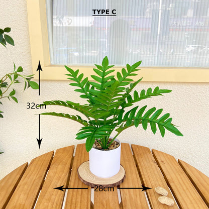 Tabletop Faux Monstera