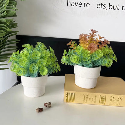 Mini Faux Frost Pine(Coral Foliage)