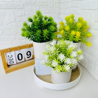 Mini Artificial Pine Cone Grass